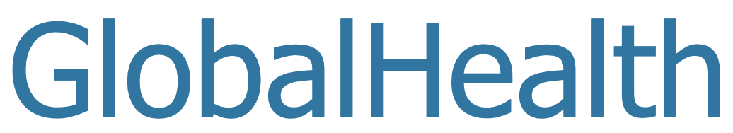 GlobalHealth Logo (Name Only) Dark Blue Transparent